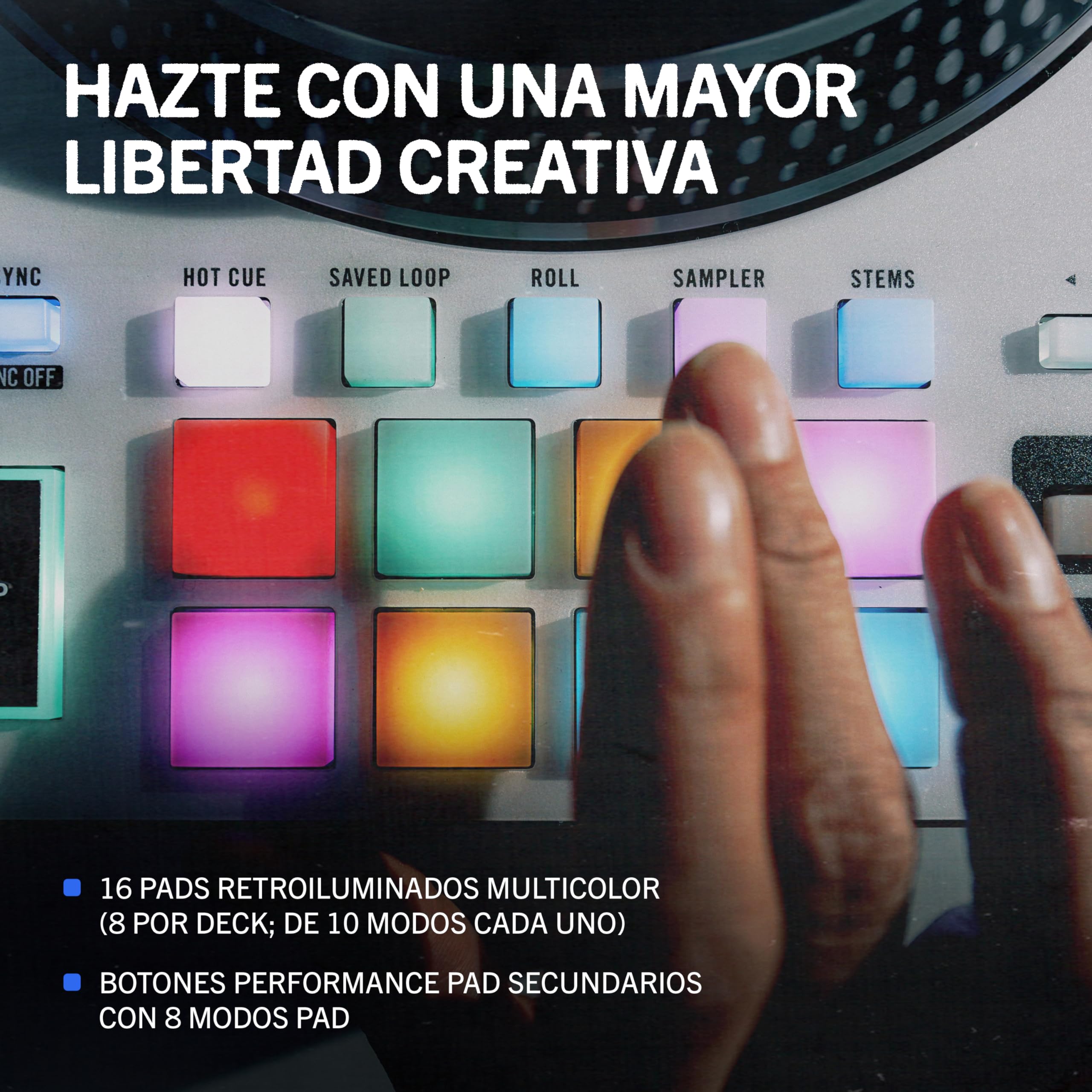 rane-one-mkii-controlador-serato-dj-con-platos-motorizados-de-7-2-y-stems image 6