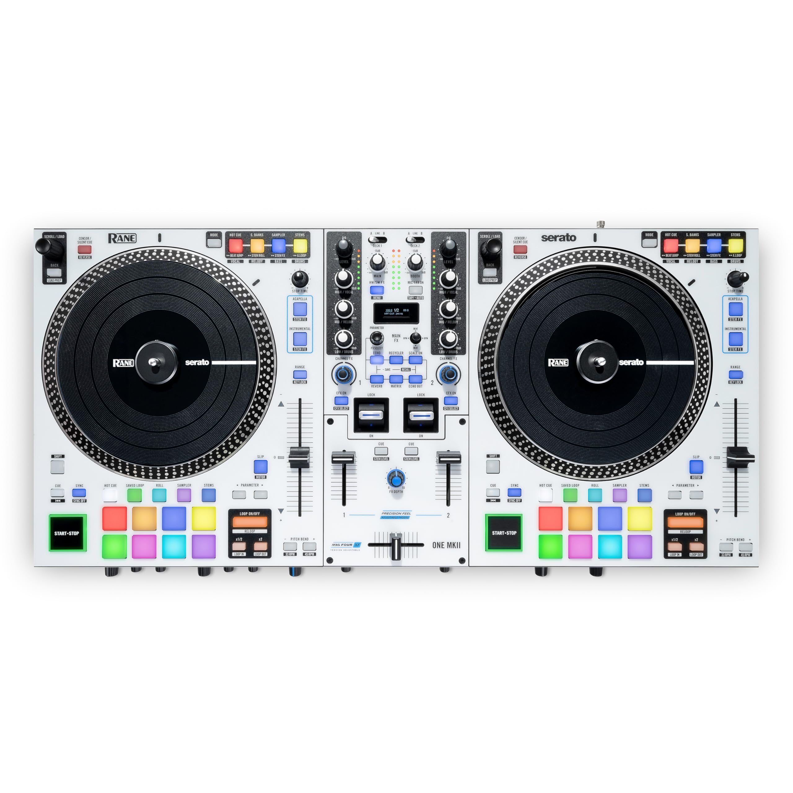 rane-one-mkii-controlador-serato-dj-con-platos-motorizados-de-7-2-y-stems image 1