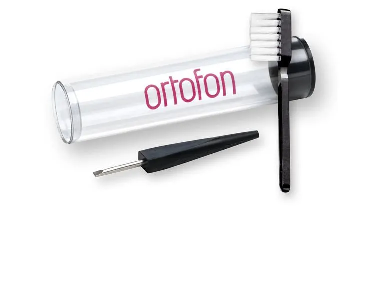 ortofon-maintenance-set-dj-kit-de-limpieza-con-cepillo-y-destornillador image 1