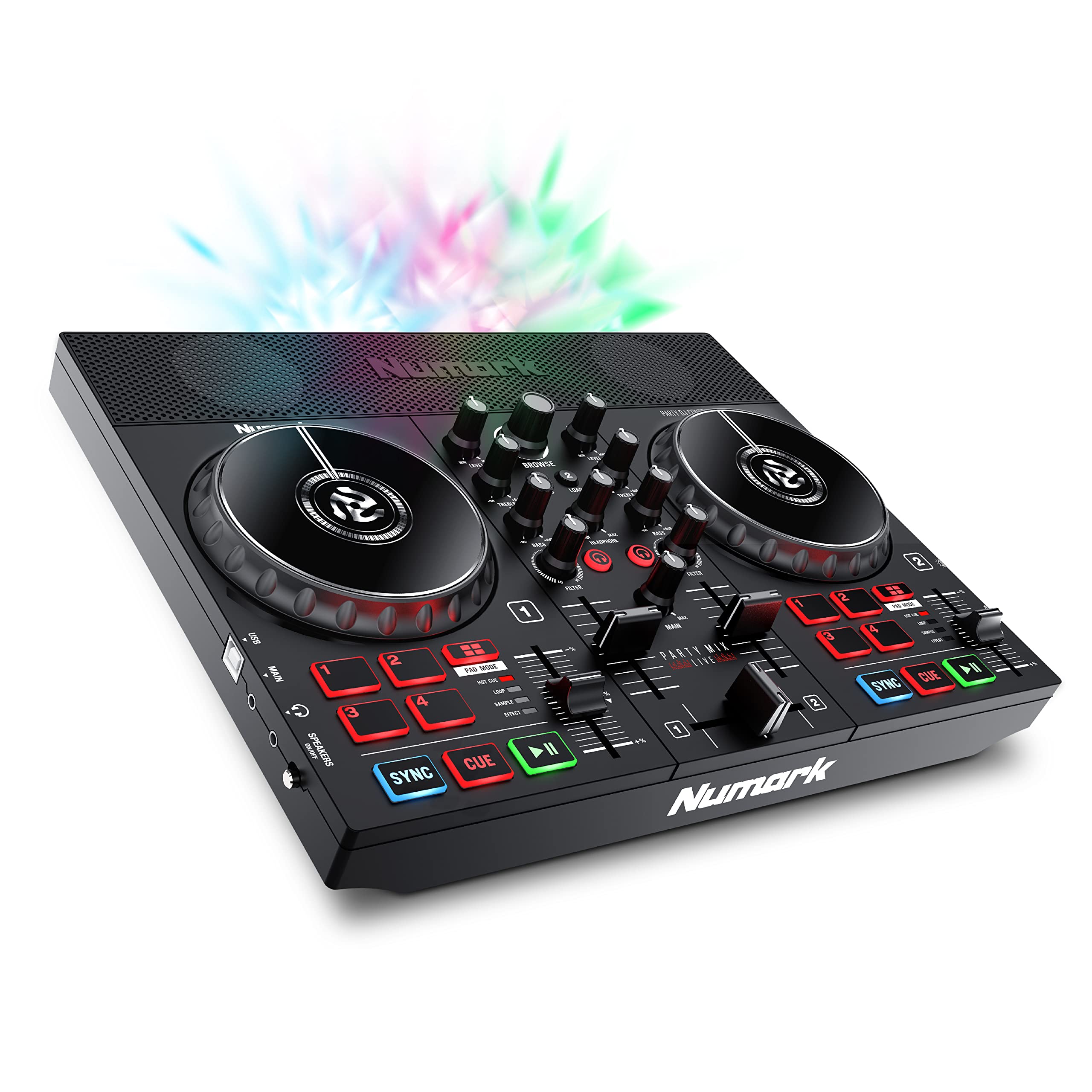 numark-party-mix-ii-controlador-dj-con-luces-integradas image 8