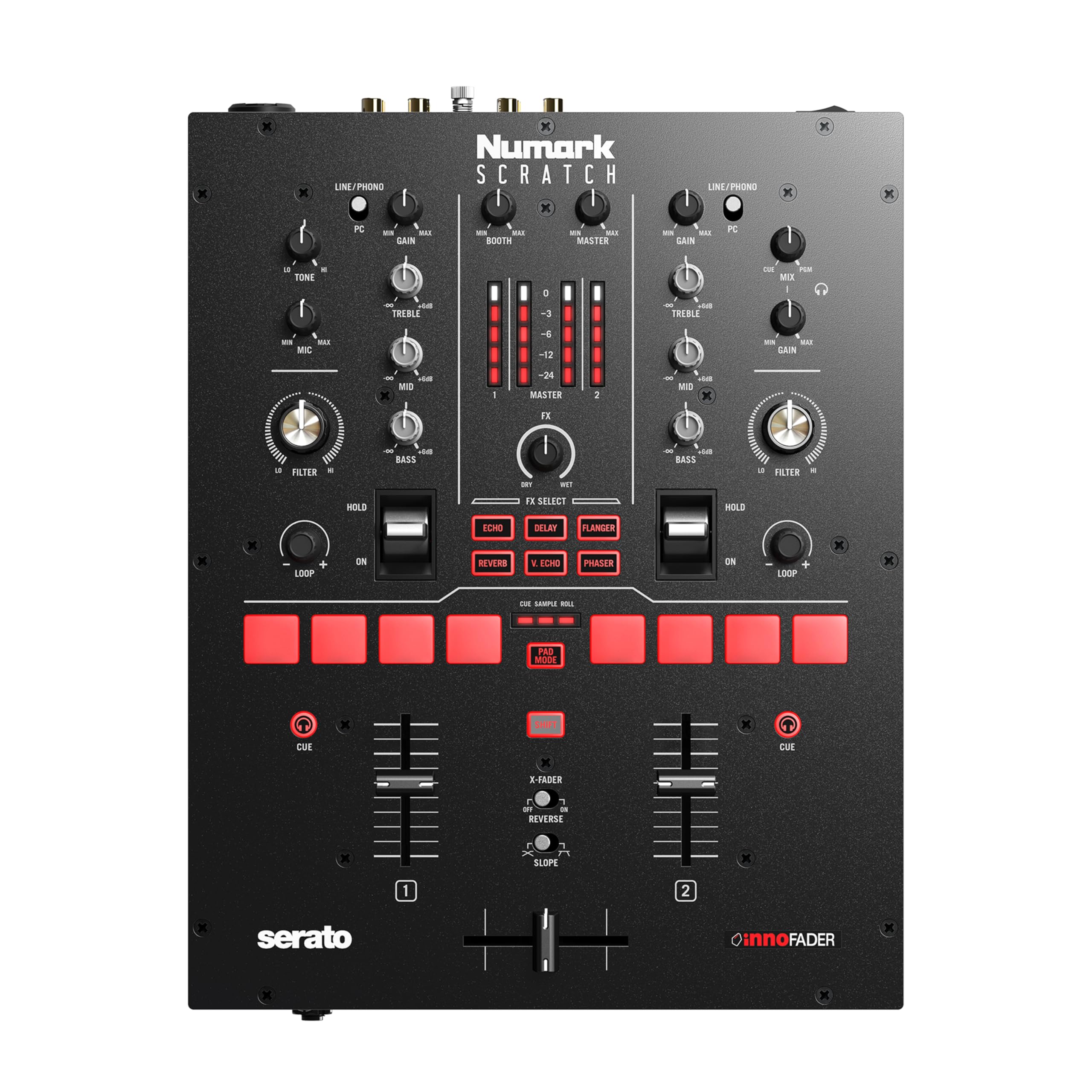 numark-scratch-mezclador-dj-de-2-canales-para-serato-dj-pro-con-innofader image 6