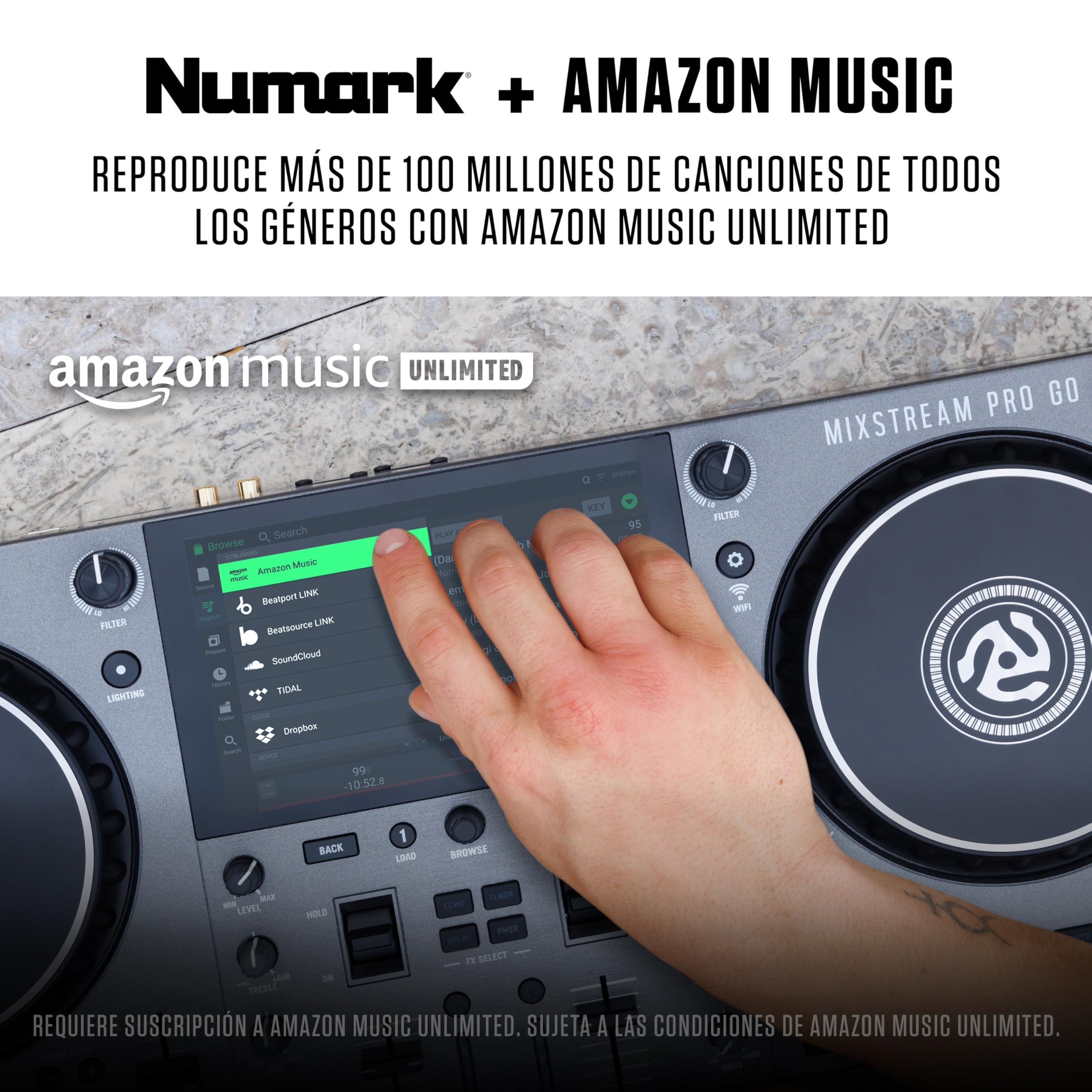 numark-mixstream-pro-go-controlador-dj-aut-nomo-a-bater-a-con-wi-fi-y-altavoces image 8